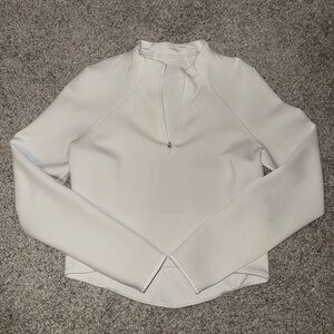 Lululemon Women's White Long Sleeve Top